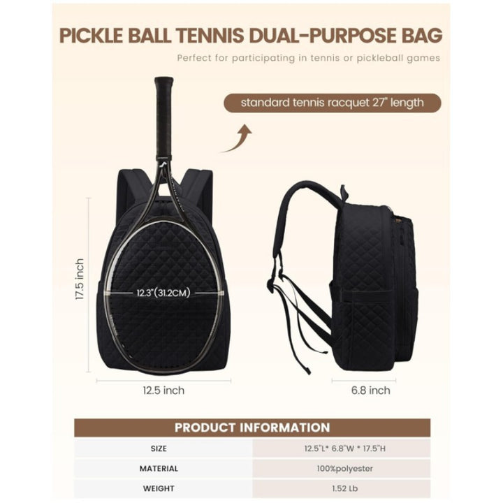 Stylish tennis backpack bag with innovative storage Bowlift