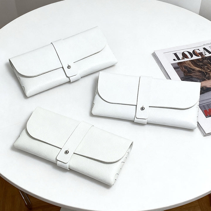Elegant Faux Leather Clutch Bag Bowlift