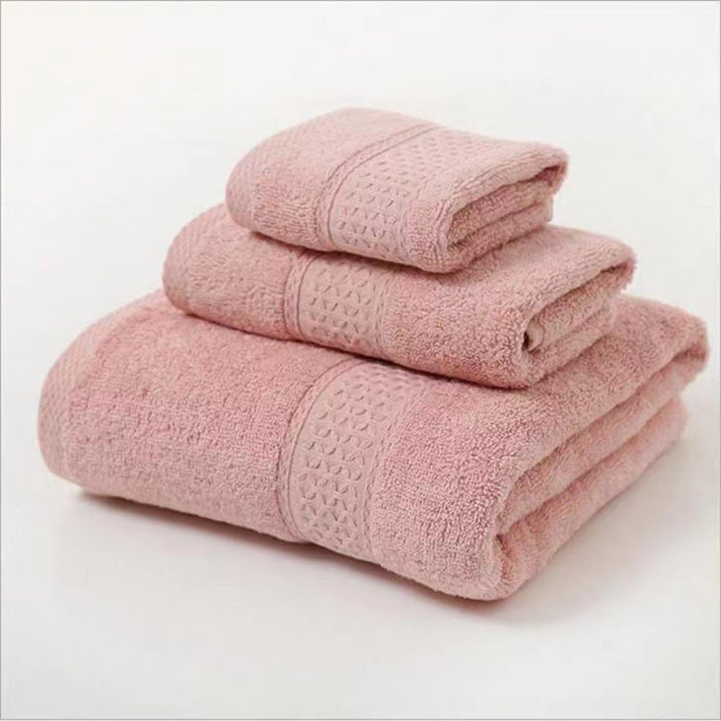 Terry Bath Towel Set with Elegant Structure Bowlift