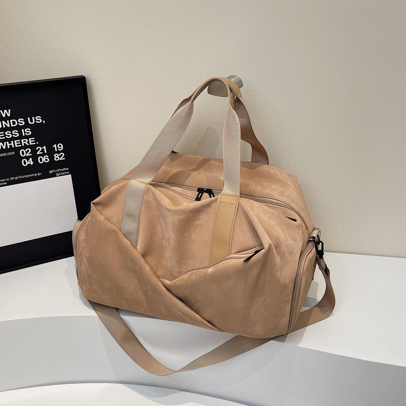 Sporty Travel Bag With Innovative Design And Multifunctional Compartments Bowlift