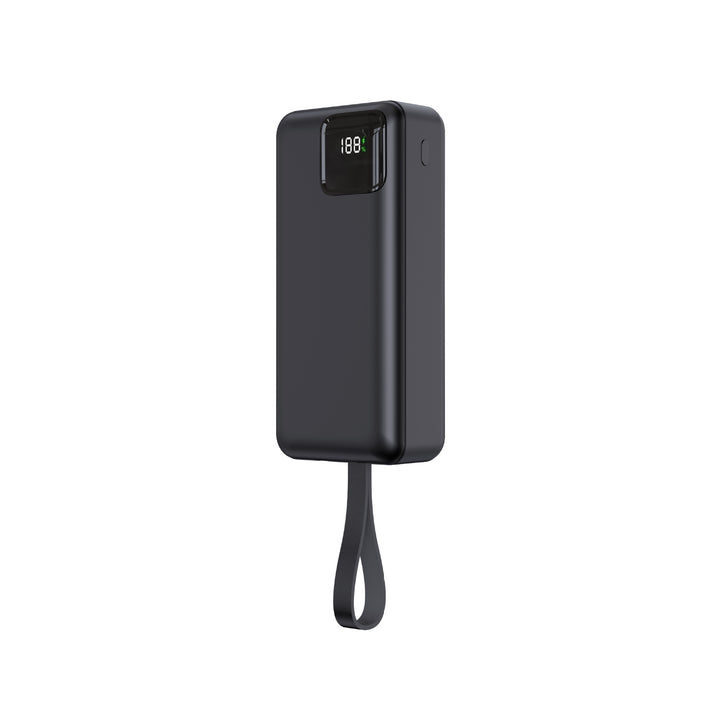 Portable power bank with digital charging display and innovative design Bowlift