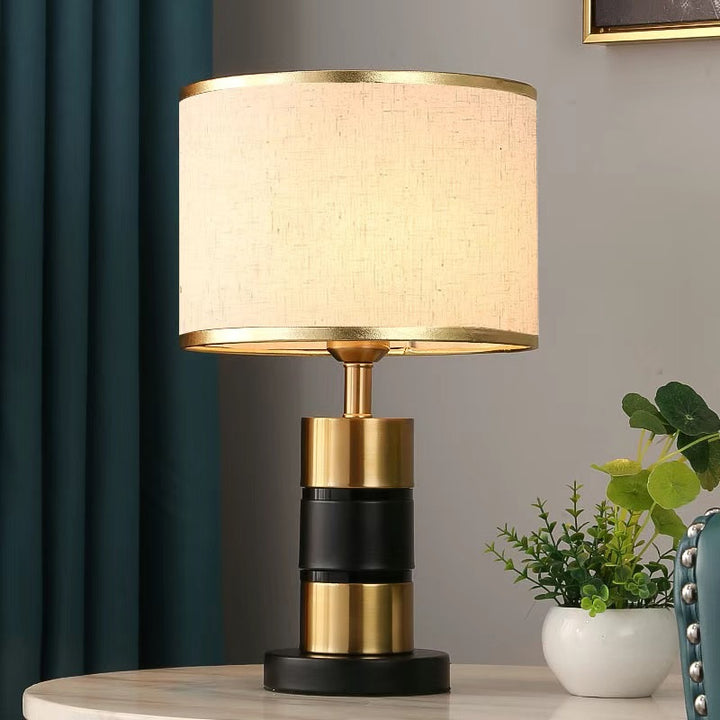 Modern Table Lamp with Geometric Design