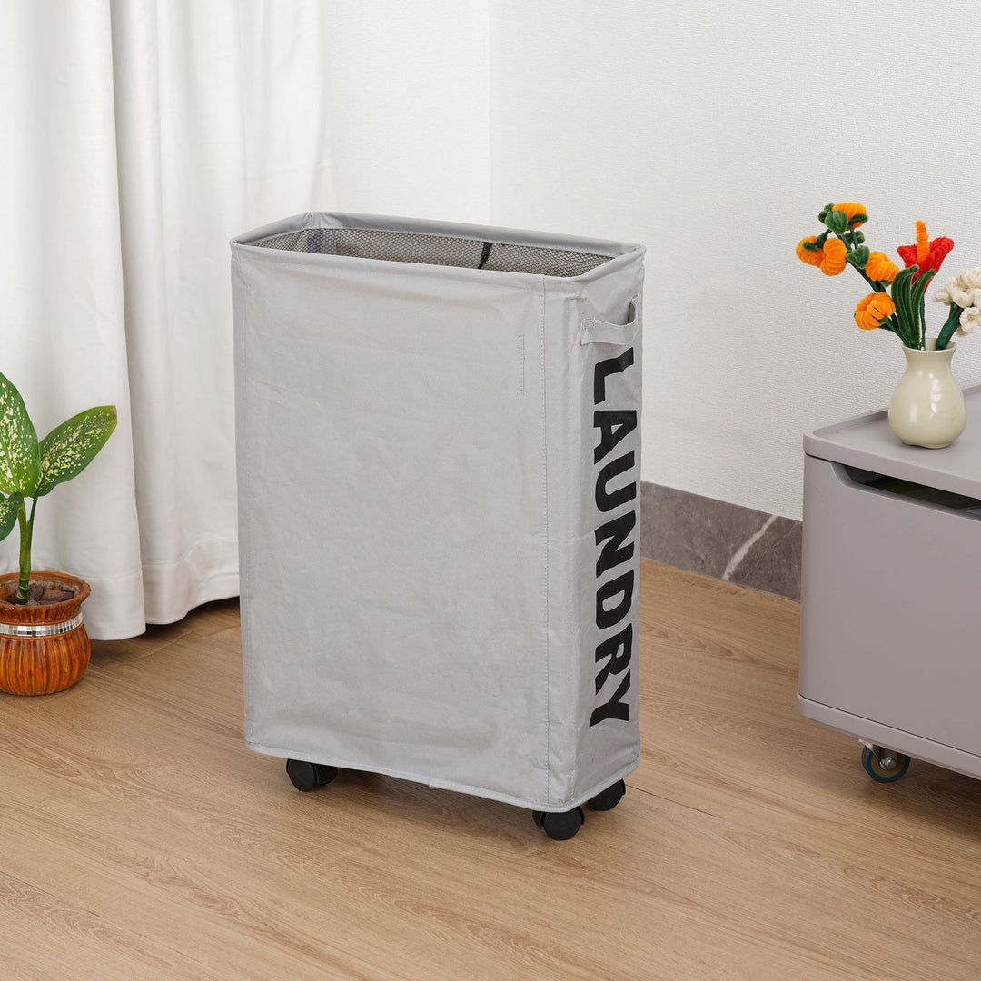 Laundry basket with wheels Bowlift