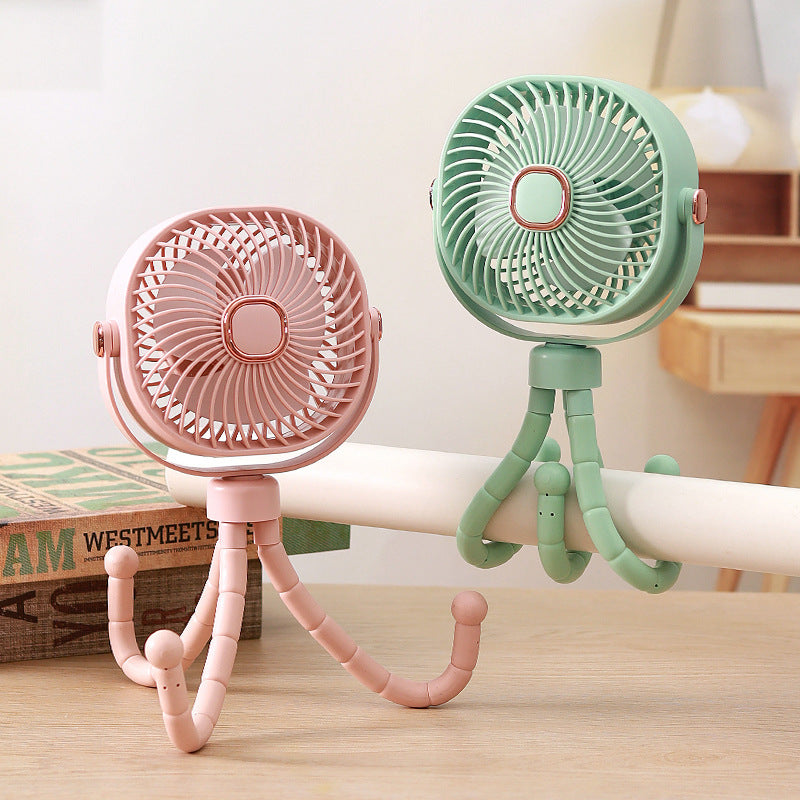 Unisex Mini-Portable Fan with Flexible Mount Bowlift