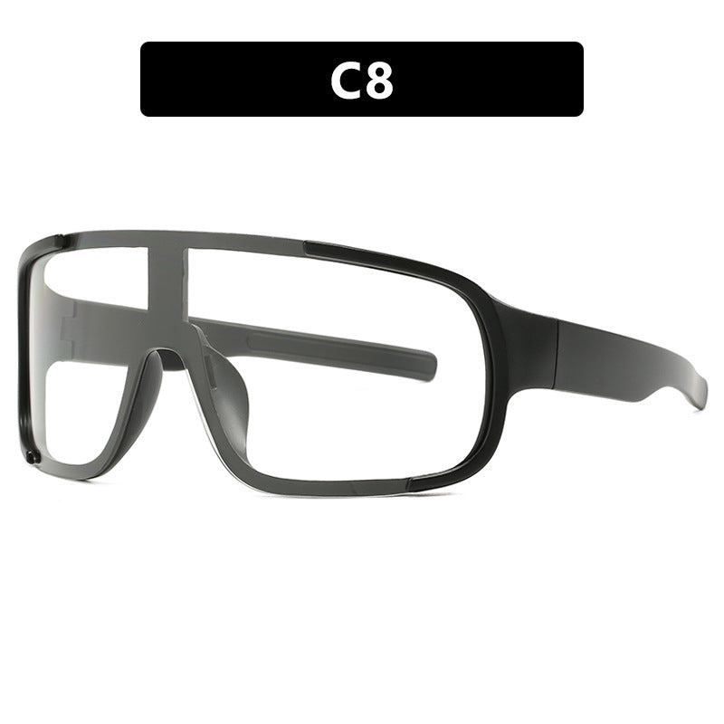 Women's sporty UV protection sunglasses with wide, aerodynamic shape Bowlift