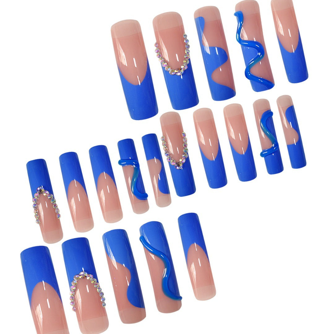 Artistic Press-On Nails Set Bowlift