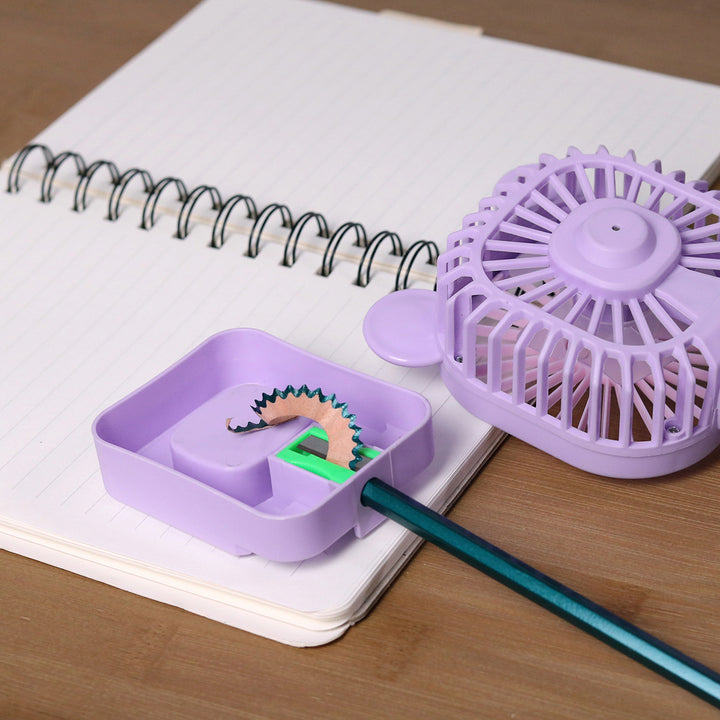 Unisex Portable Hand Fan with Cute Animal Design Bowlift
