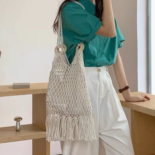 Handmade Macrame Bag Bowlift