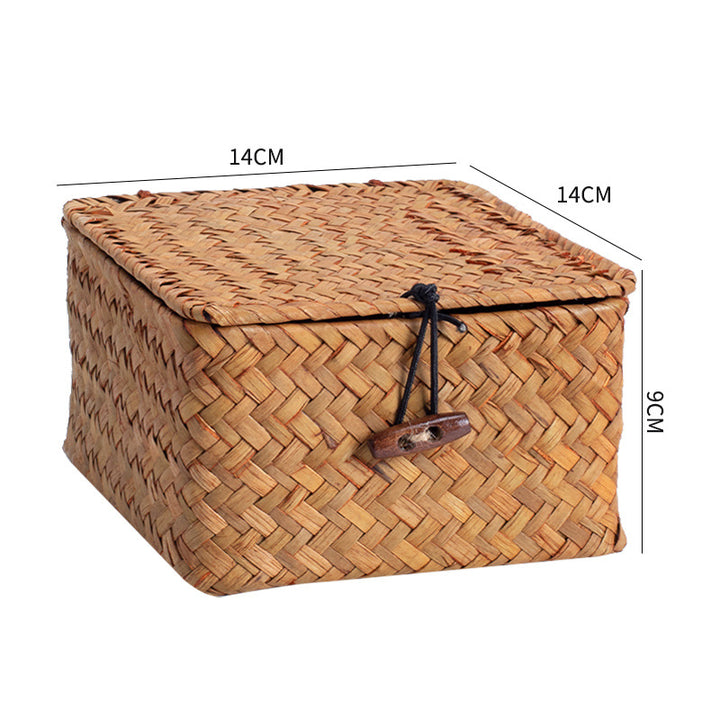Handmade Woven Storage Cube Bowlift