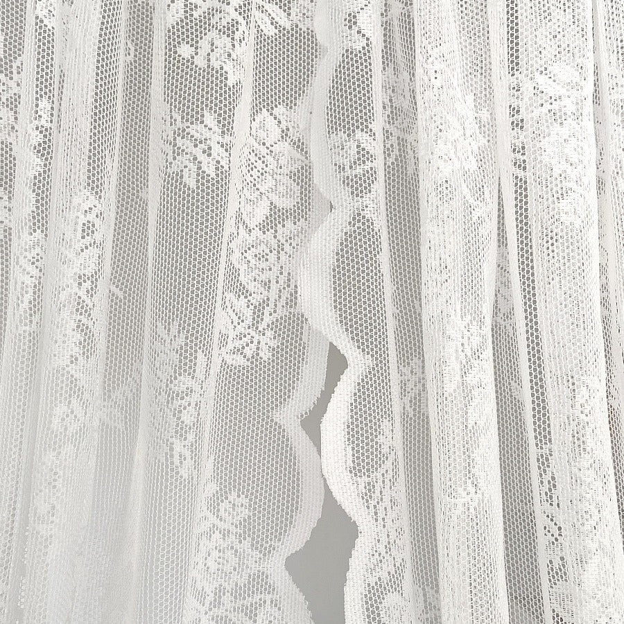 Elegant Lace Window Drapery