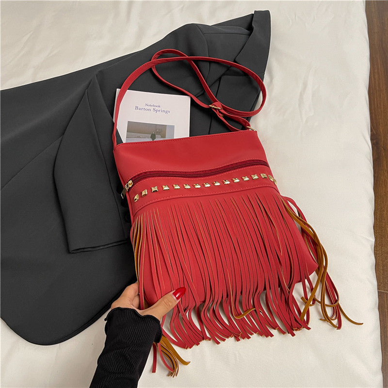 Stylish Fringe Crossbody Bag Bowlift