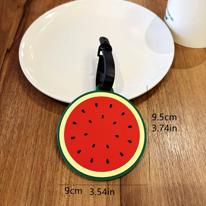 Watermelon-Themed Luggage Tag Bowlift