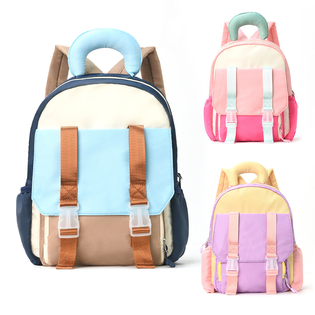 Colorful school backpack Bowlift
