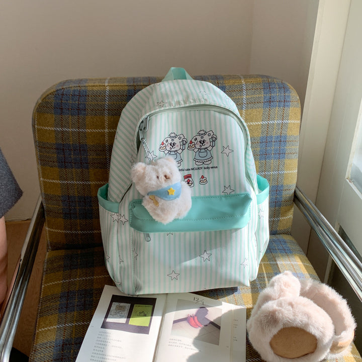 Backpack with Colorful Animal Design and Practical Compartments Bowlift