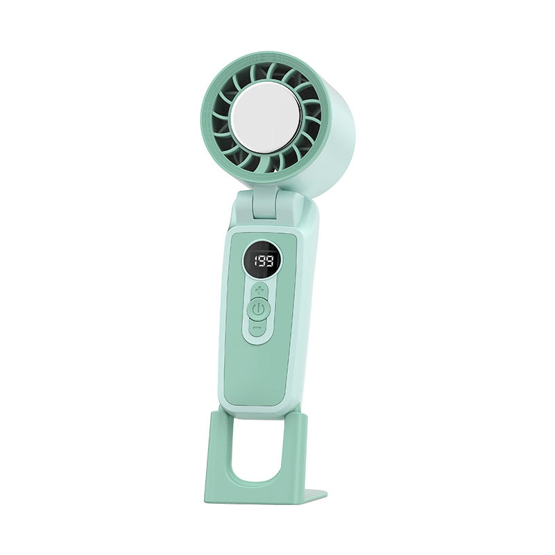 Women Portable Mini High-Performance Fan with Digital Control Bowlift
