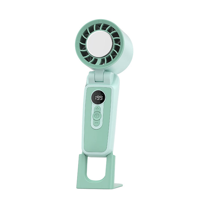 Women Portable Mini High-Performance Fan with Digital Control Bowlift