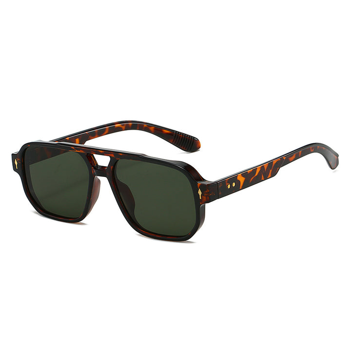 Oversized Geometric Sunglasses with Enhanced UV Protection Bowlift