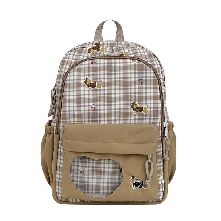 Music-Themed Multi-Compartt Backpack Bowlift