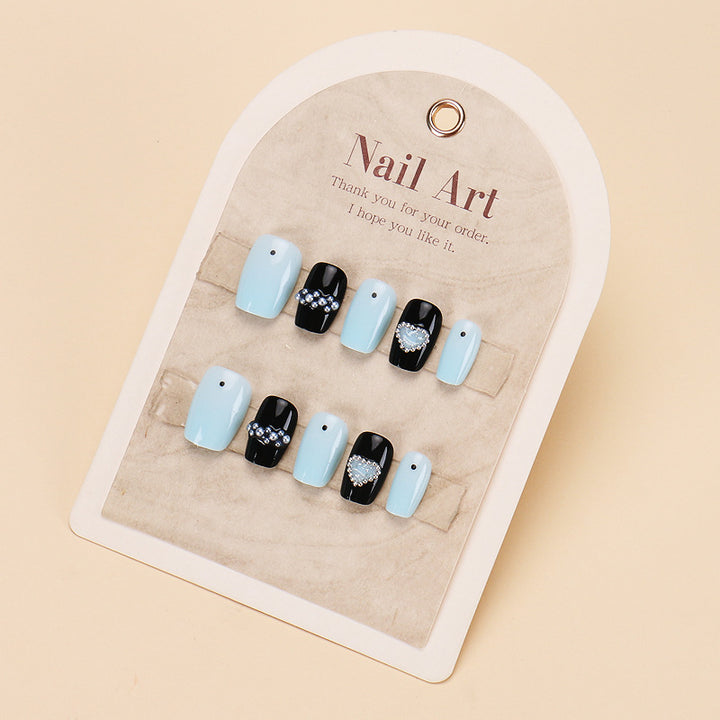Themed Nail Art Press-On Nails with Cute Character and Bow Designs Bowlift