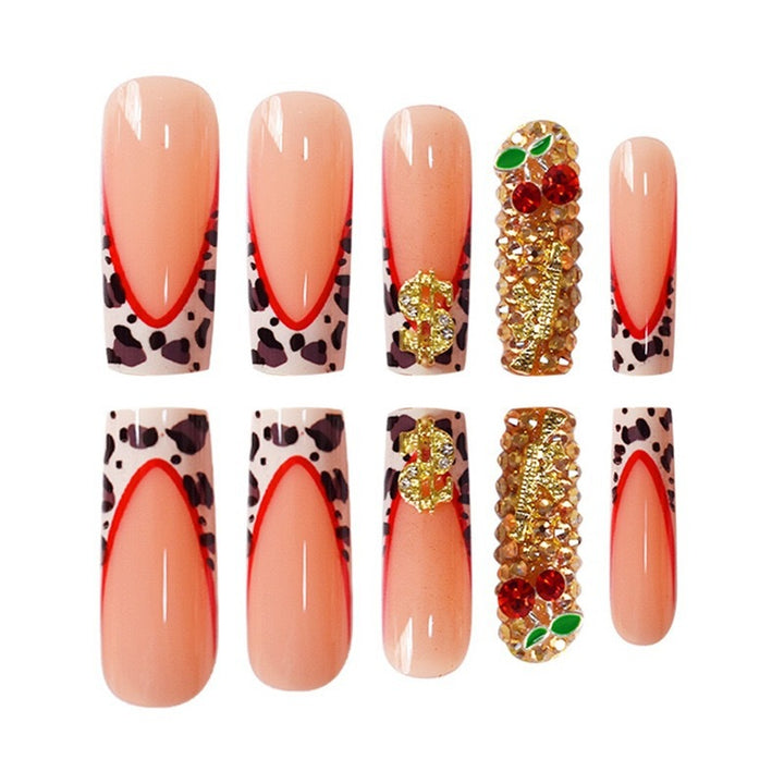 Decorative Gem-Embellished Nail Enhancements Bowlift