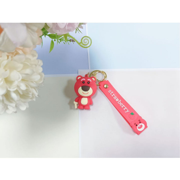 Unisex Cute Bear-Themed Keychain Bowlift