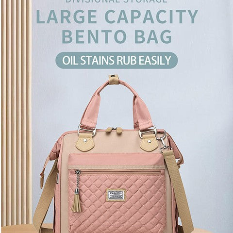 Structured Quilted Satchel Bag Bowlift