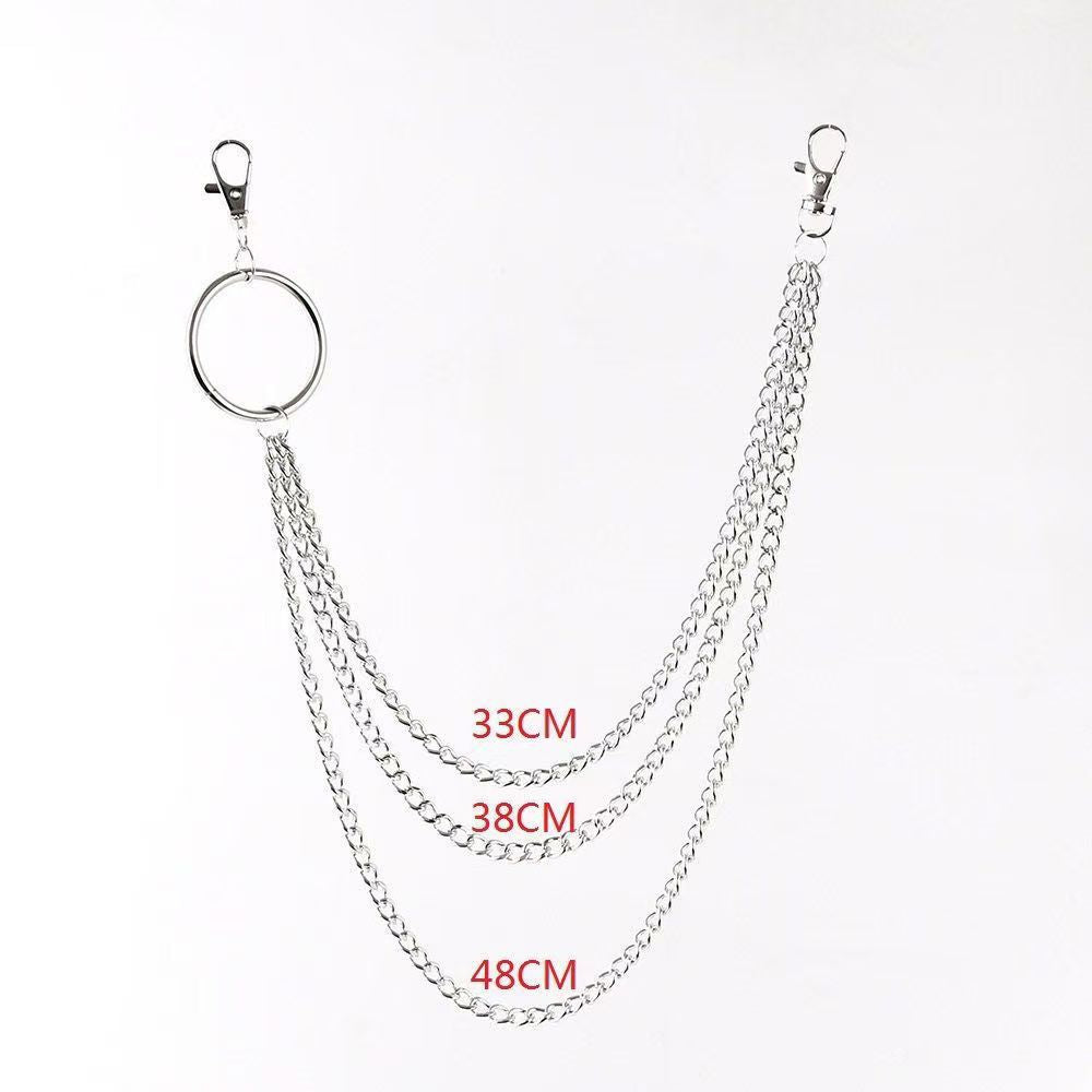 Unique Double Layer Chain Wallet Keychain Bowlift