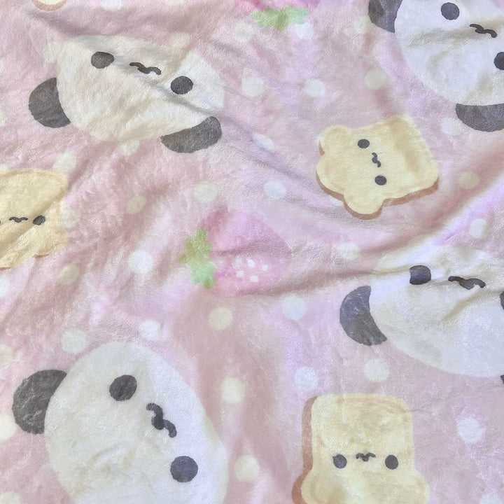 Soft Plush Cartoon-Themed Throw Blanket