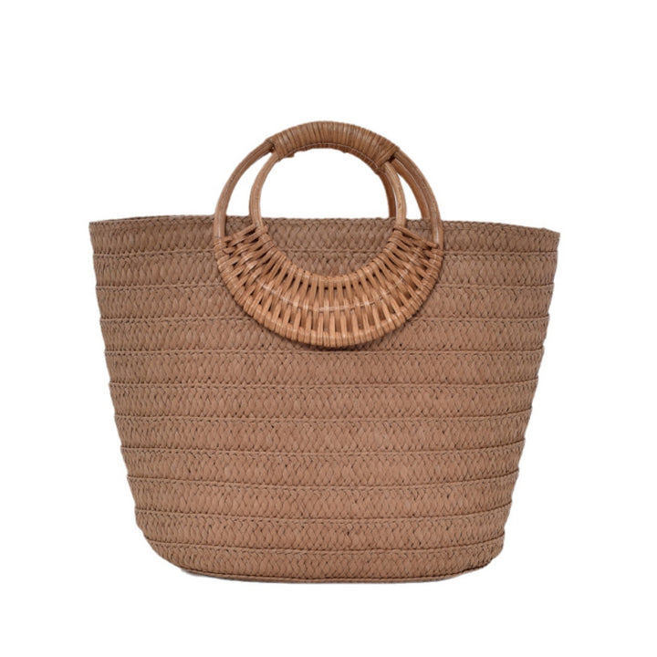 Handbag with Braided Handle Bowlift