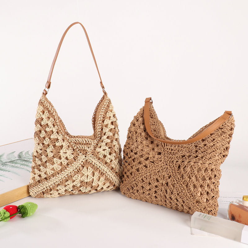 Handcrafted macrame shoulder bag with stylish design Bowlift