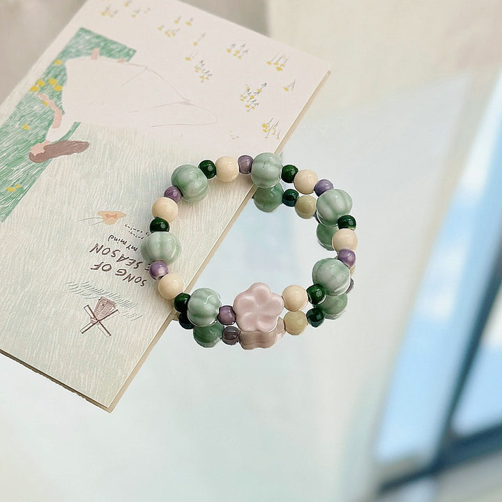 Heart-Shaped Beaded Bracelet Bowlift