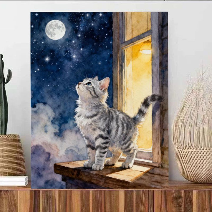 Cat-Themed Wall Art Bowlift