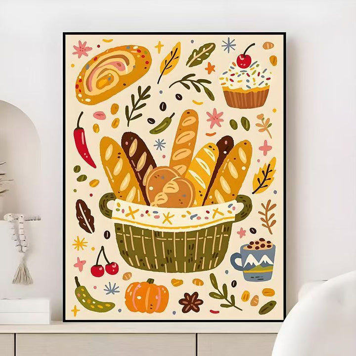 Gourmet Culinary-Themed Wall Art Bowlift