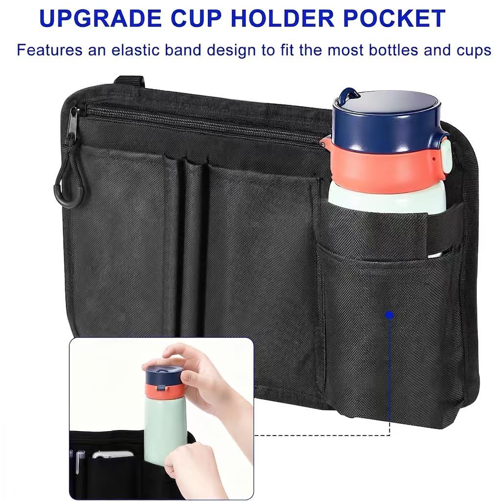 Organizer bag for chair with multiple compartments Bowlift