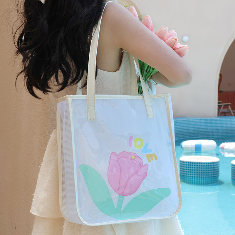 Leisure Handbag With Cute Bear Design Bowlift