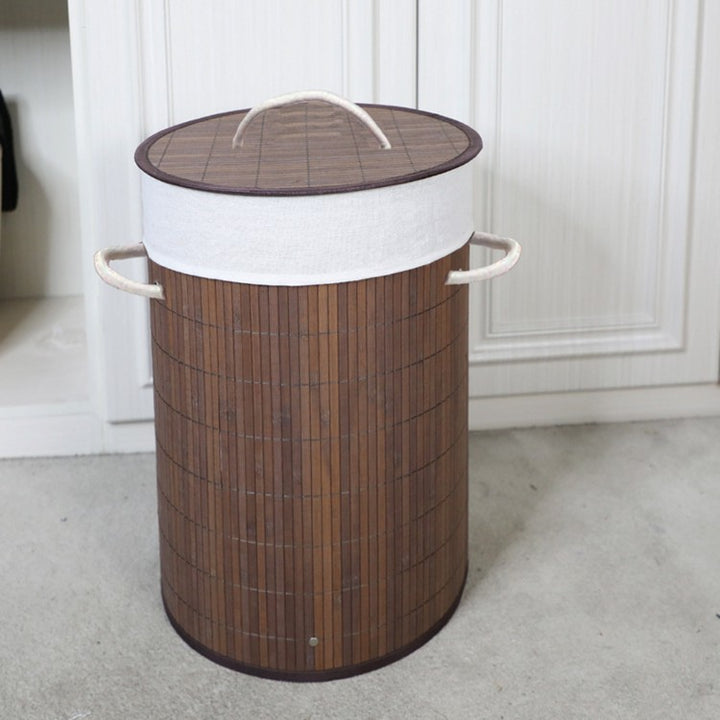 Elegant laundry container with removable lid and sturdy handles Bowlift