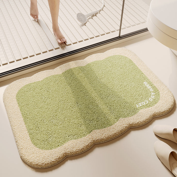 Soft Textured Bathroom Rug Bowlift