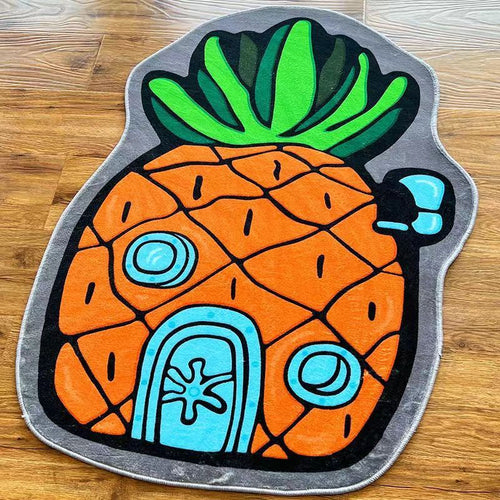 Fun Pineapple Shaped Area Rug