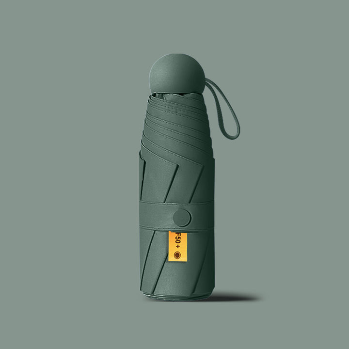 Compact UV protection folding umbrella with travel sleeve Bowlift