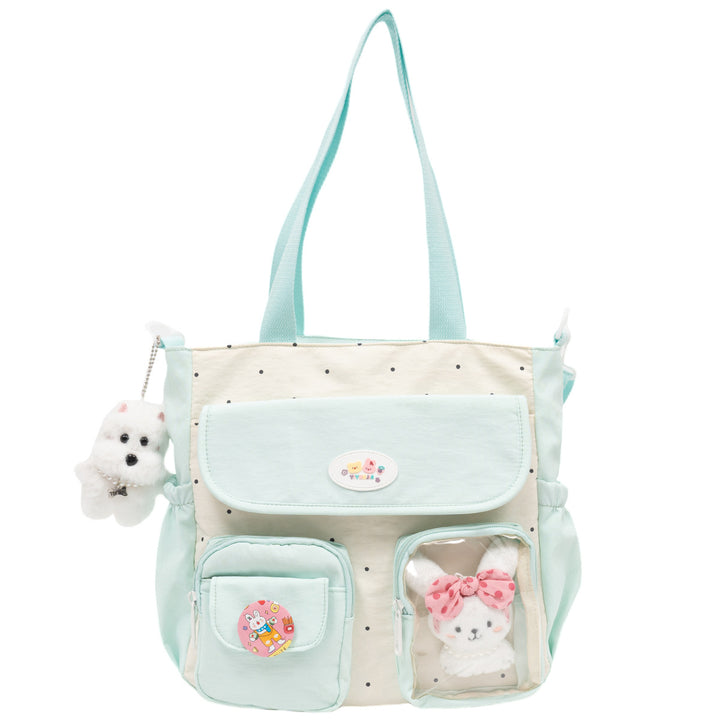 Multi-Pocket Casual Tote Bag Bowlift