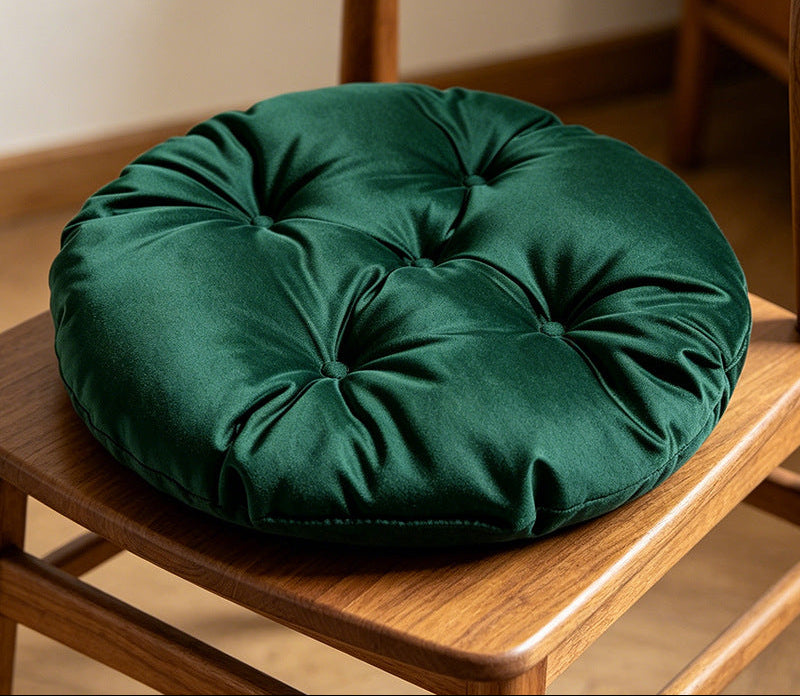 Plush Tufted Chair Cushion Bowlift