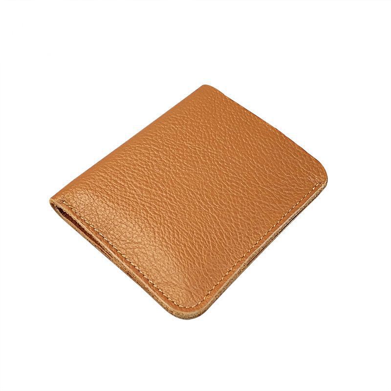 Textured Leather Bi-Fold Wallet Bowlift