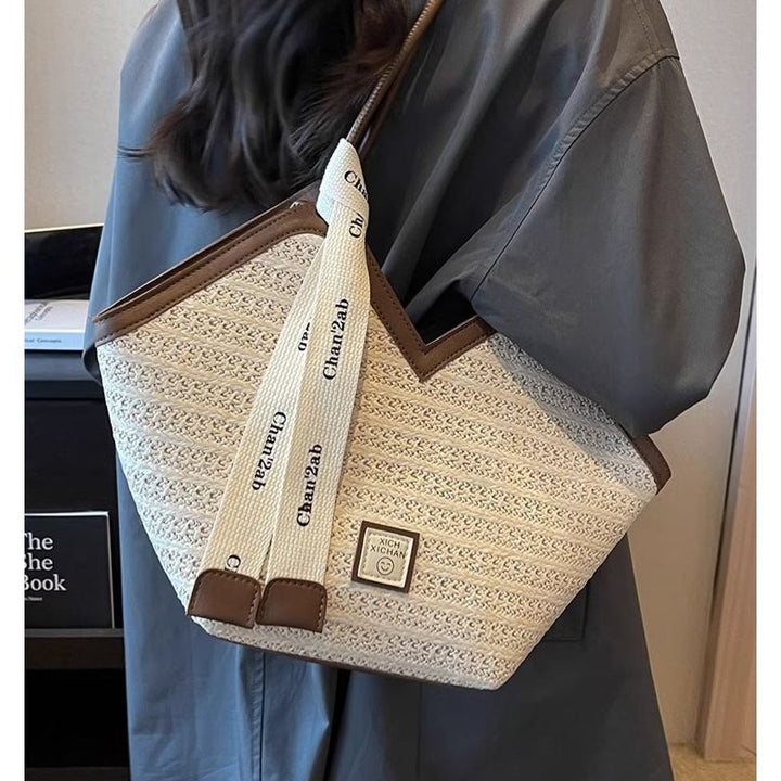Woven Texture Shoulder Bag Bowlift