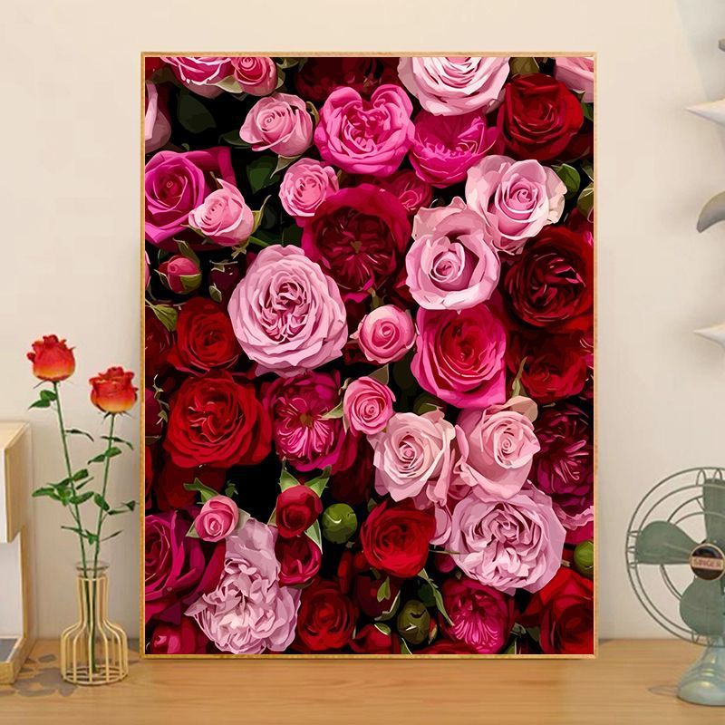 Floral Arrangement Canvas Art Bowlift