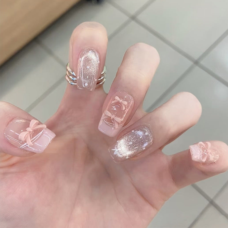 Elegant Nail Art Press-On Nails Bowlift