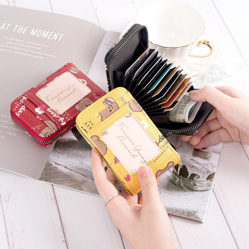 Cute Cartoon Print Card Holder