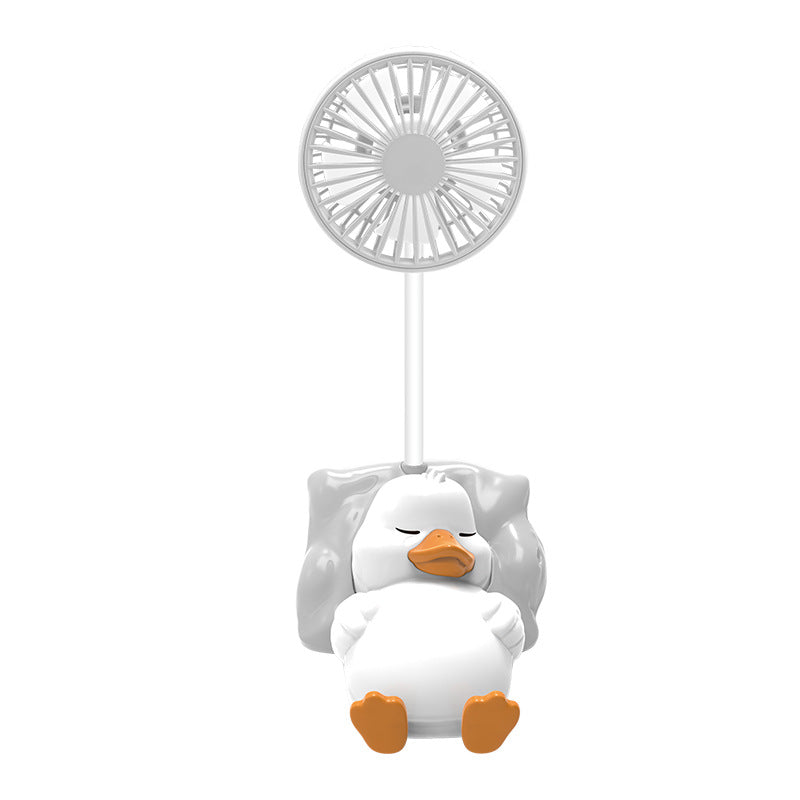 Unisex Portable Mini Fan with Funny Duck Design Bowlift
