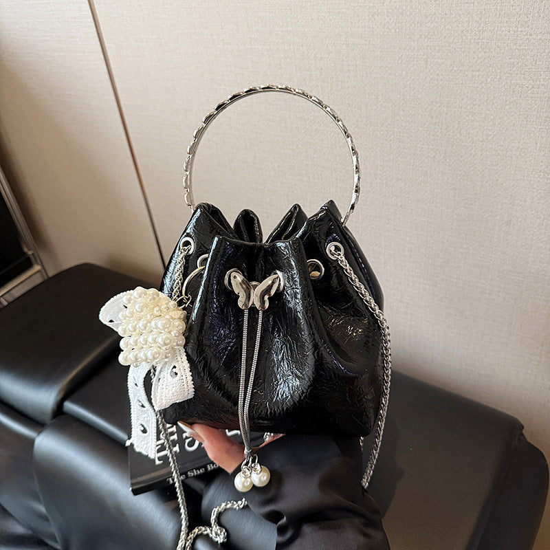 Stylish Butterfly-Detail Handbag Bowlift
