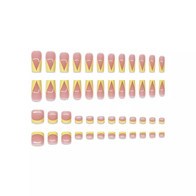 Artistic Angular Nail Art Extensions Bowlift