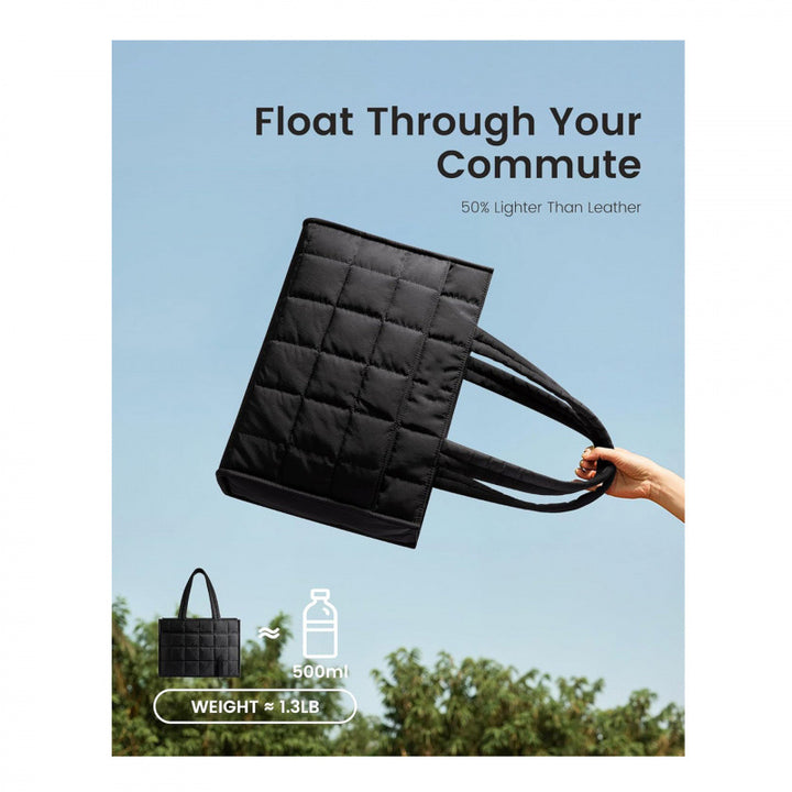 Stylish and Padded Tote Bag with Removable Interior Pocket Bowlift